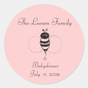 sc00078761のLeeson家族、BabyshowerJuly… ラウンドシール