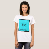 Sc - サミュエル・コルト おもしろ化学元素記号 tシャツ (正面フル)