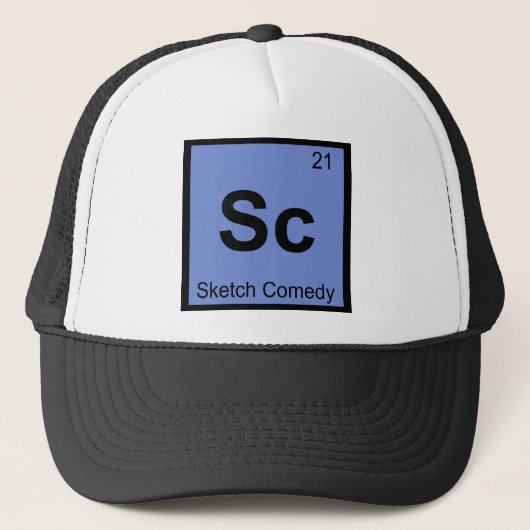 Sc - スケッチ コメディ 化学 周期表シンボル キャップ (正面)