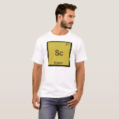Sc - スコッチ面白化学元素記号Tシャツ Tシャツ (正面フル)