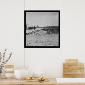 SC 1861ヒルトンヘッドのフォートウォーカーの兵士 ポスター (キッチン)