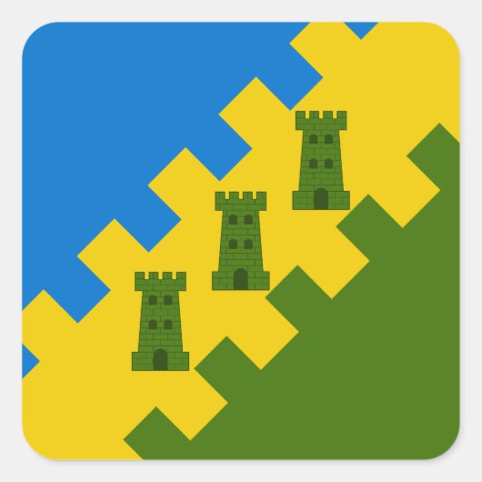 SC A Polderslotポスプレースバッジ スクエアシール (正面)