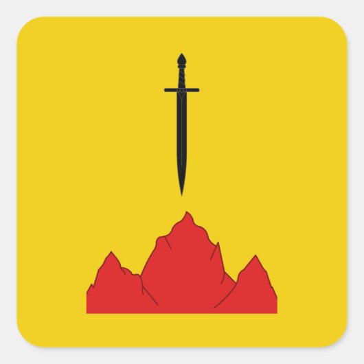 SCAアイゼンフィールポピュレーションバッジ スクエアシール (正面)