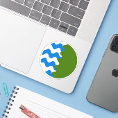 SCAアクアテラビニールステッカー シール (ノートパソコンとiPhone)