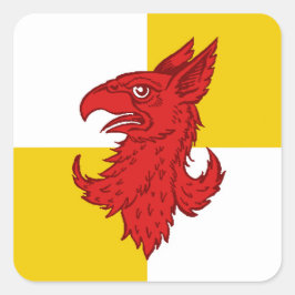 SCAアバカルポピュレースバッジステッカー スクエアシール