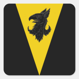 SCAアルテミシアポピュレースバッジステッカー スクエアシール