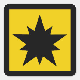 SCAアンステオラポピュレースバッジステッカー スクエアシール