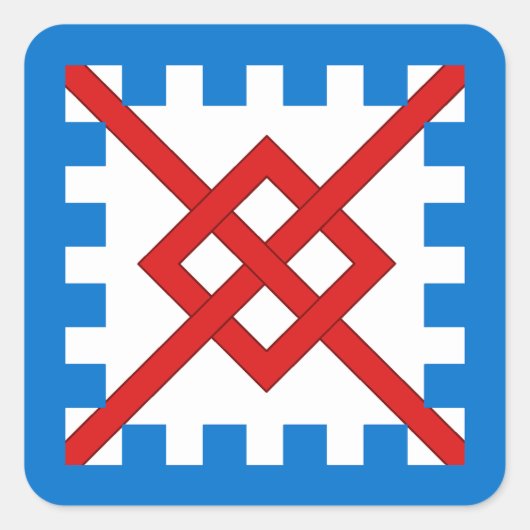 SCAインニカードポピュレースバッジ スクエアシール (正面)