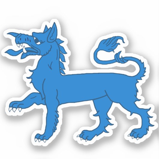 SCAイーストキングダムカスタムカットビニールステッカー シール (正面)