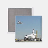 SCAオーバーヘアのコロンビアと滑走路で努力 マグネット (正面/裏面)