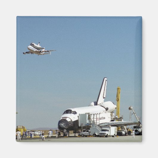 SCAオーバーヘアのコロンビアと滑走路で努力 マグネット (正面)