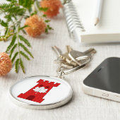 SCAカステルルージュキーチェーン キーホルダー (側面)