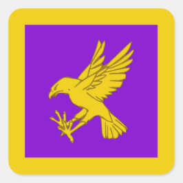 SCAカロニティールポピュレースバッジステッカー スクエアシール