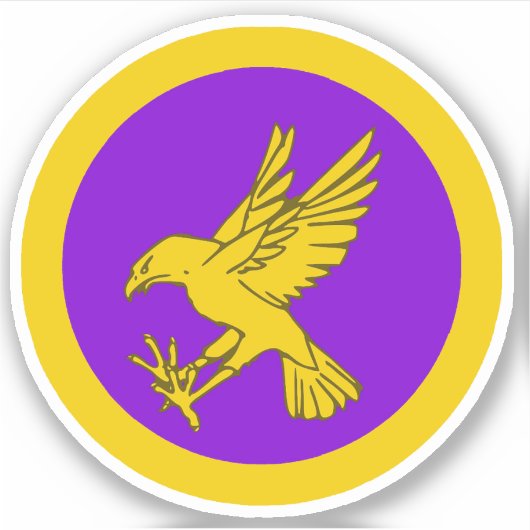 SCAカロンティールビニールステッカー シール (正面)