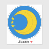 SCAクレセントムーンビニールステッカー シール (シート)