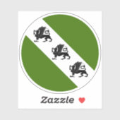 SCAグリフォンウォルドビニールステッカー シール (シート)