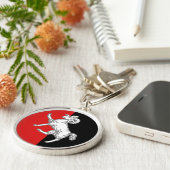 SCAグリーンアバーンキーチェーン キーホルダー (側面)