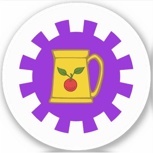 SCAグレーフェルスビニールステッカー シール (正面)