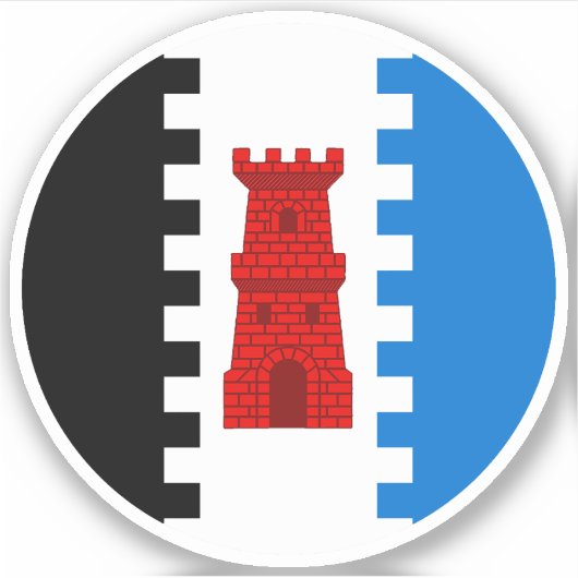 SCAサウスダウンズビニールステッカー シール (正面)