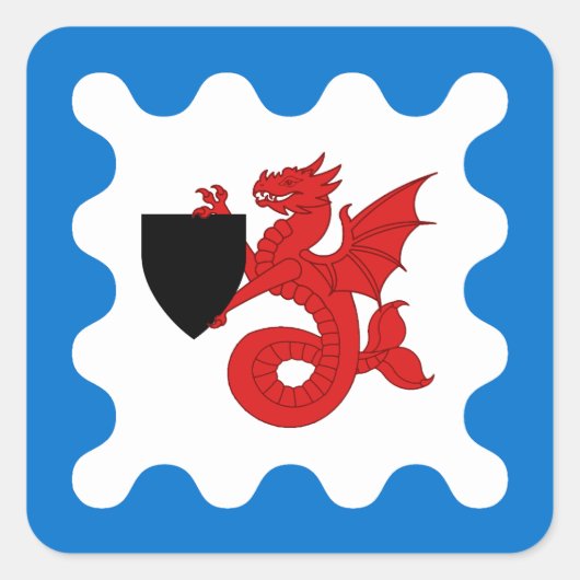 SCAシーシャーポピュレースバッジスクウェア スクエアシール (正面)