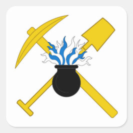 SCAスコラメタルラムポピュレースバッジ スクエアシール