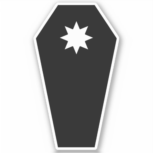 SCAスターカーフカスタムンカットビニールステッカー シール (正面)