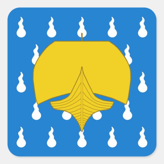 SCAストアムホールドポピュレースバッジ スクエアシール (正面)