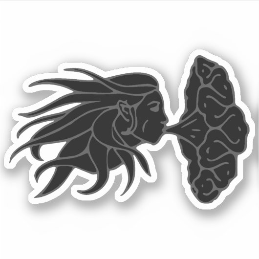 SCAダートンビニールステッカー シール (正面)