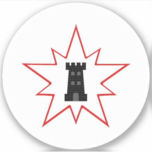 SCAノースキープビニールステッカー シール (正面)