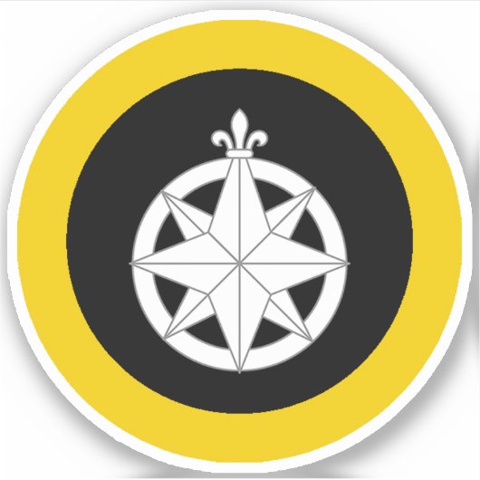 SCAノースシールドビニールステッカー シール (正面)