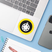 SCAノースシールドビニールステッカー シール (ノートパソコンとiPhone)