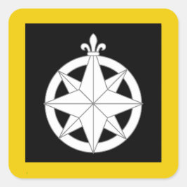 SCAノースシールドポピュレースバッジステッカー スクエアシール