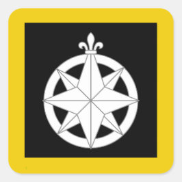 SCAノースシールドポピュレースバッジステッカー スクエアシール