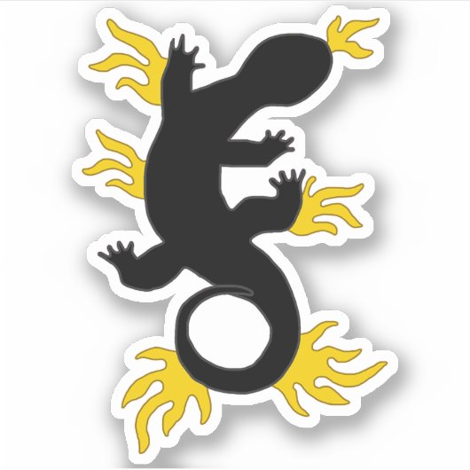 SCAバカイルカスタムカットビニールシール シール (正面)