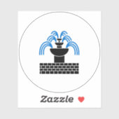 SCAフォンテーヌダンスセーブルビニールステッカー シール (シート)