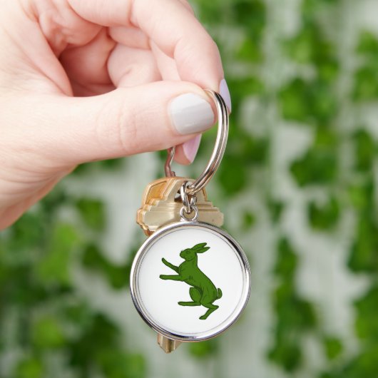 SCAブローケンブリッジラウンド、小（1.44インチ）キーチェーン キーホルダー (手)