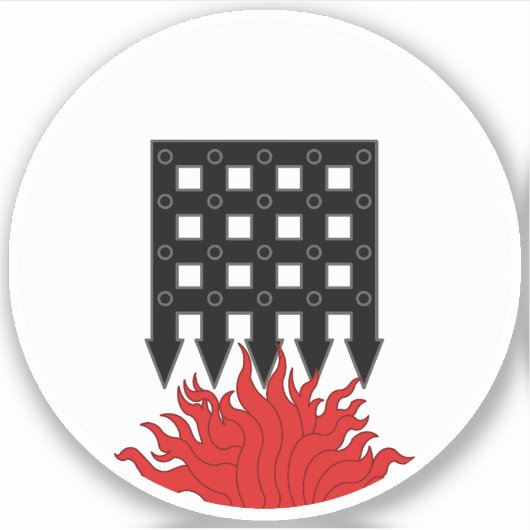 SCAヘルスゲートビニールステッカー シール (正面)