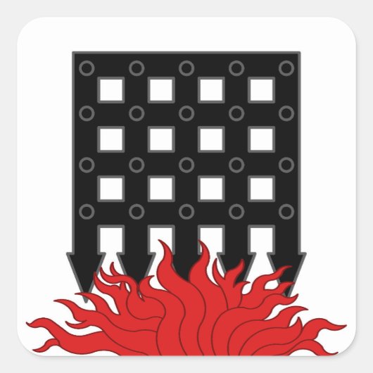 SCAヘルスゲートポピュレースバッジ スクエアシール (正面)