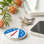 SCAホワイトマウンテンキーチェーン キーホルダー (側面)