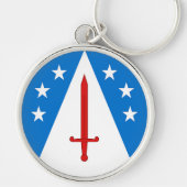 SCAホワイトマウンテンキーチェーン キーホルダー (正面)