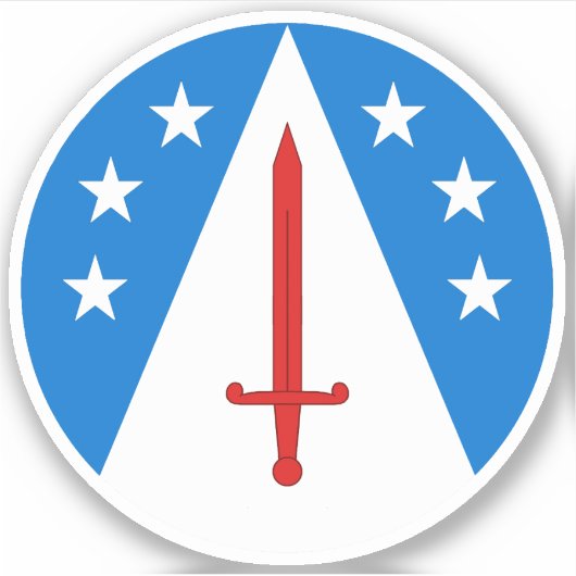 SCAホワイトマウンテンビニールステッカー シール (正面)