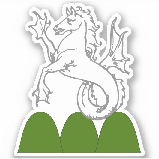 SCAマウンテンフリーホカスタムールカットビニールシール シール (正面)