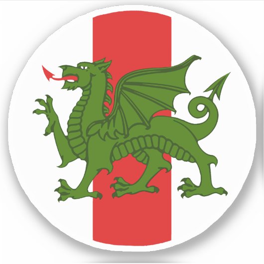 SCAミドルキングダムビニールステッカー シール (正面)