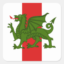 SCAミドルキングダムポピュレースバッジステッカー スクエアシール