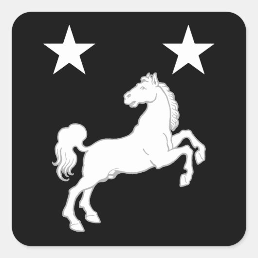 SCAメリディースポピュレースバッジステッカー スクエアシール (正面)