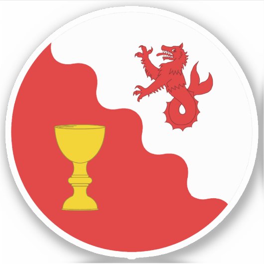 SCAライジングウォーターズビニールステッカー シール (正面)