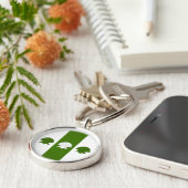 SCAラガーダムラウンド、小（1.44インチ）キーチェーン キーホルダー (側面)