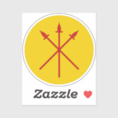 SCAレッドスピアーズビニールステッカー シール (シート)