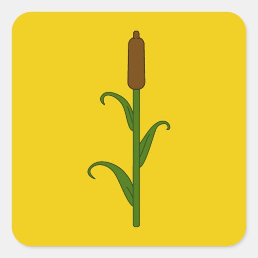 SCA六eclifポピュレースバッジ スクエアシール (正面)