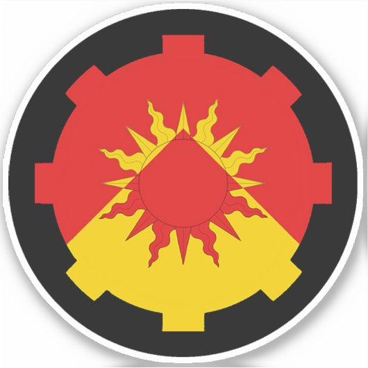 SCA加硫物ビニールステッカー シール (正面)